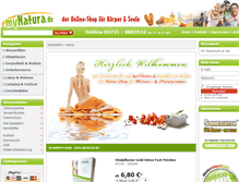 Tablet Screenshot of mynatura.de